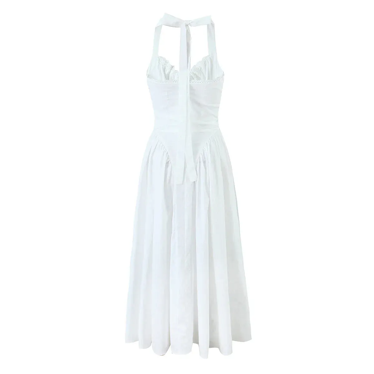 Halter Corset Stylish Midi Dress