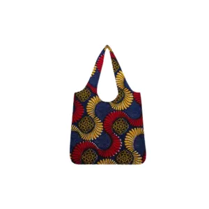 Handmade African Print Ankara Tote Bag | Water-proof Ankara Shopping Bag