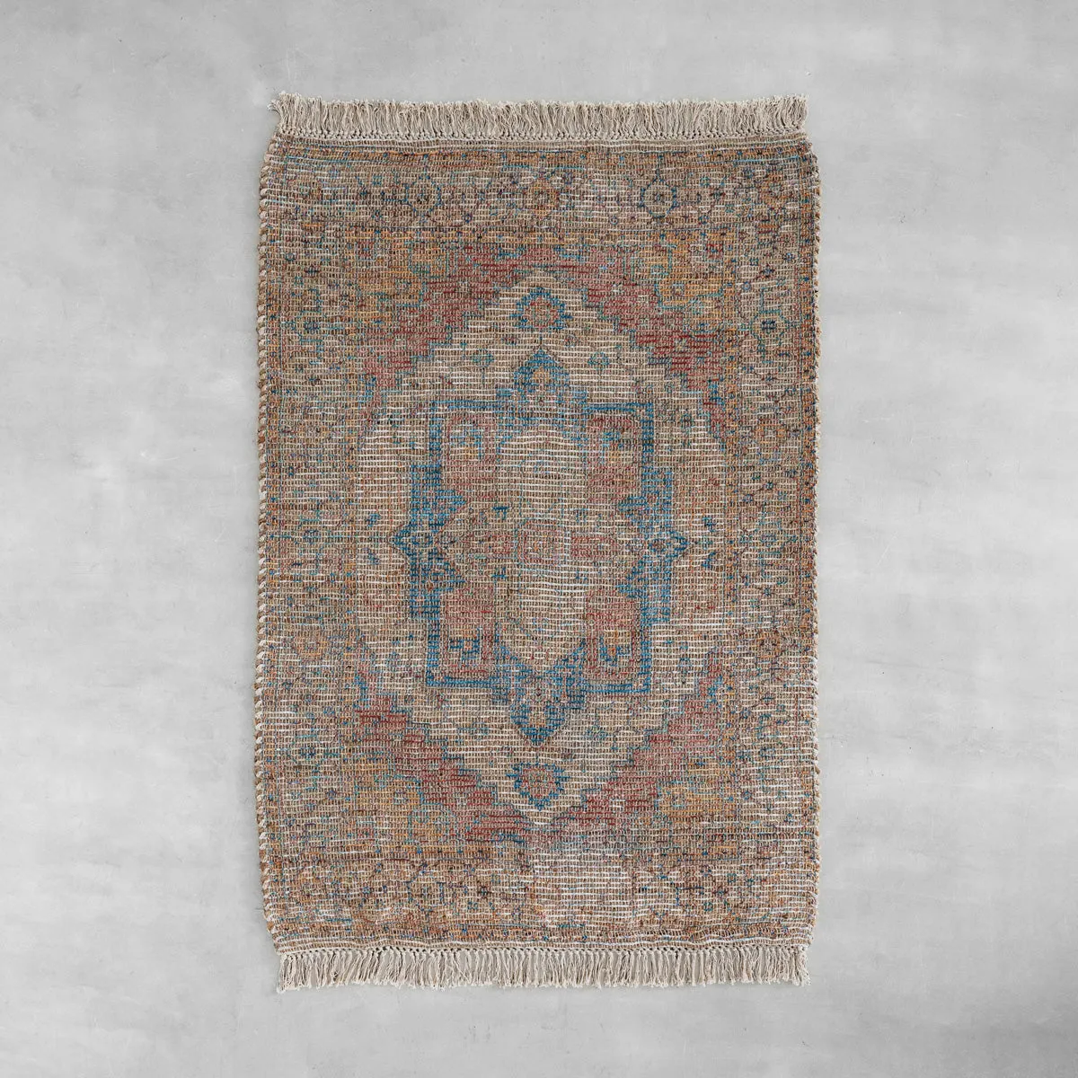 Handmade Ornamental Medallion Rug　120×180