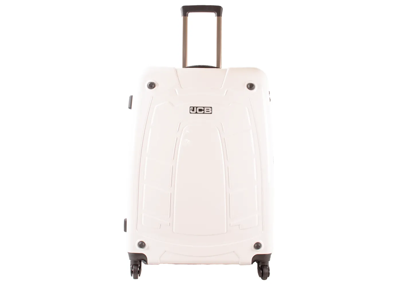 Hard Shell Suitcase with 4 Spinner Wheels Travel Luggage - White