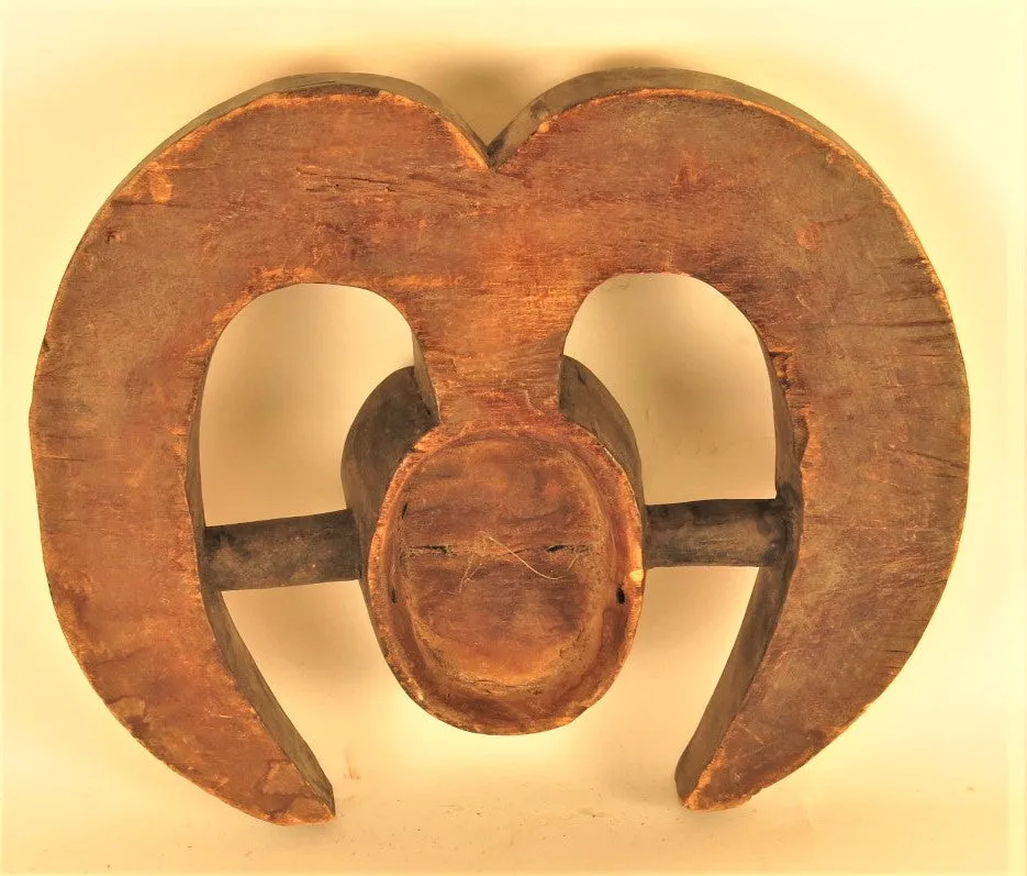 Heart Shaped Kwele Mask of the Forest Spirit Ekuk