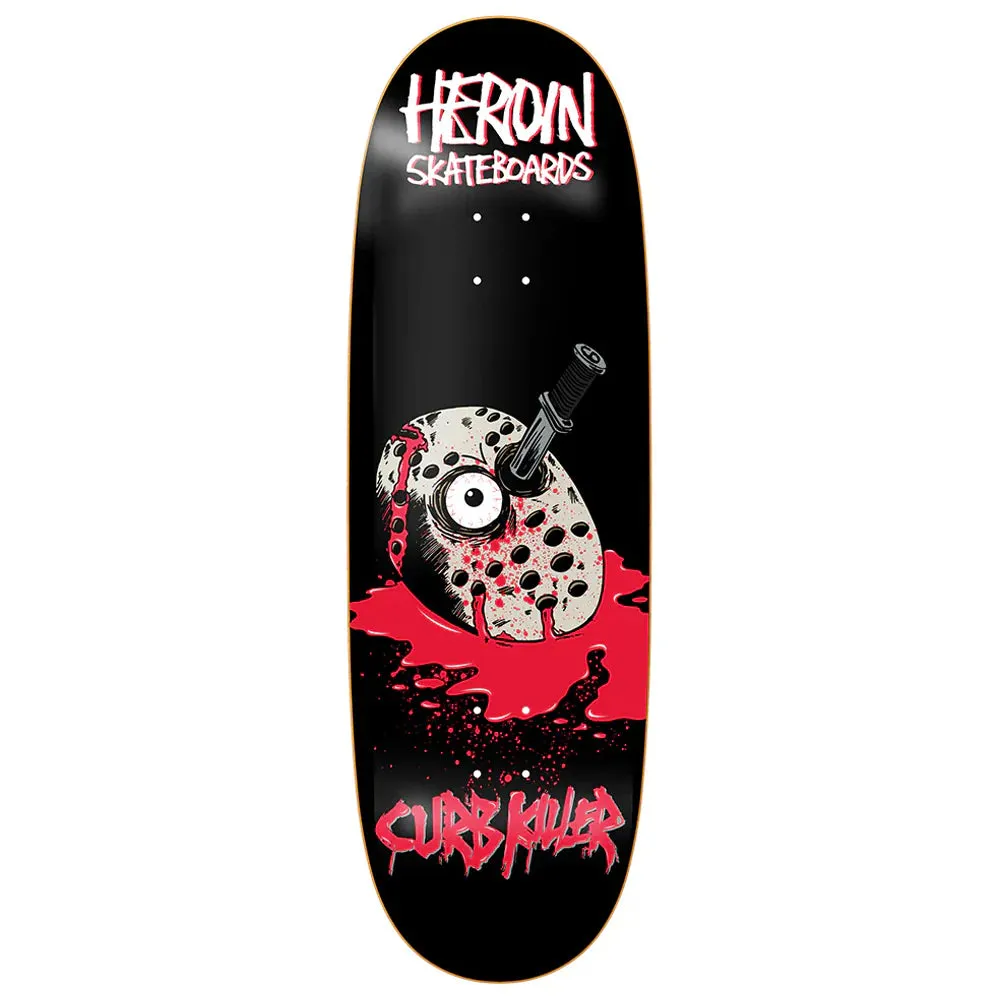 Heroin Skateboards Curb Killer 6 Skateboard Deck - 10.0"