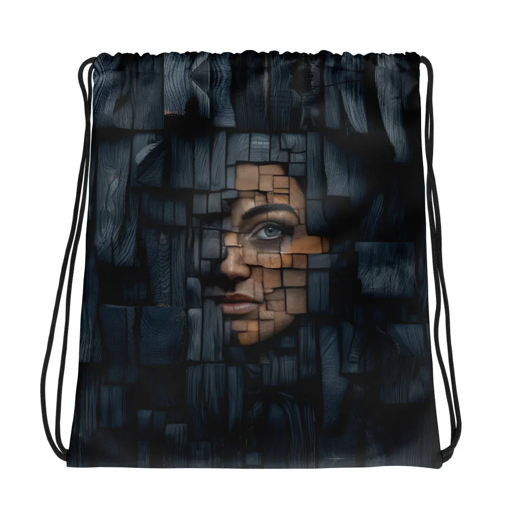 Hidden Strength Drawstring bag