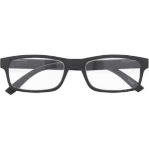 Hillman Magnifeye Retro Glasses Black  2.5