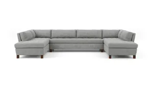 Home Sweet Home U-Shaped Bumper Sectional (105" x 144" x 105")