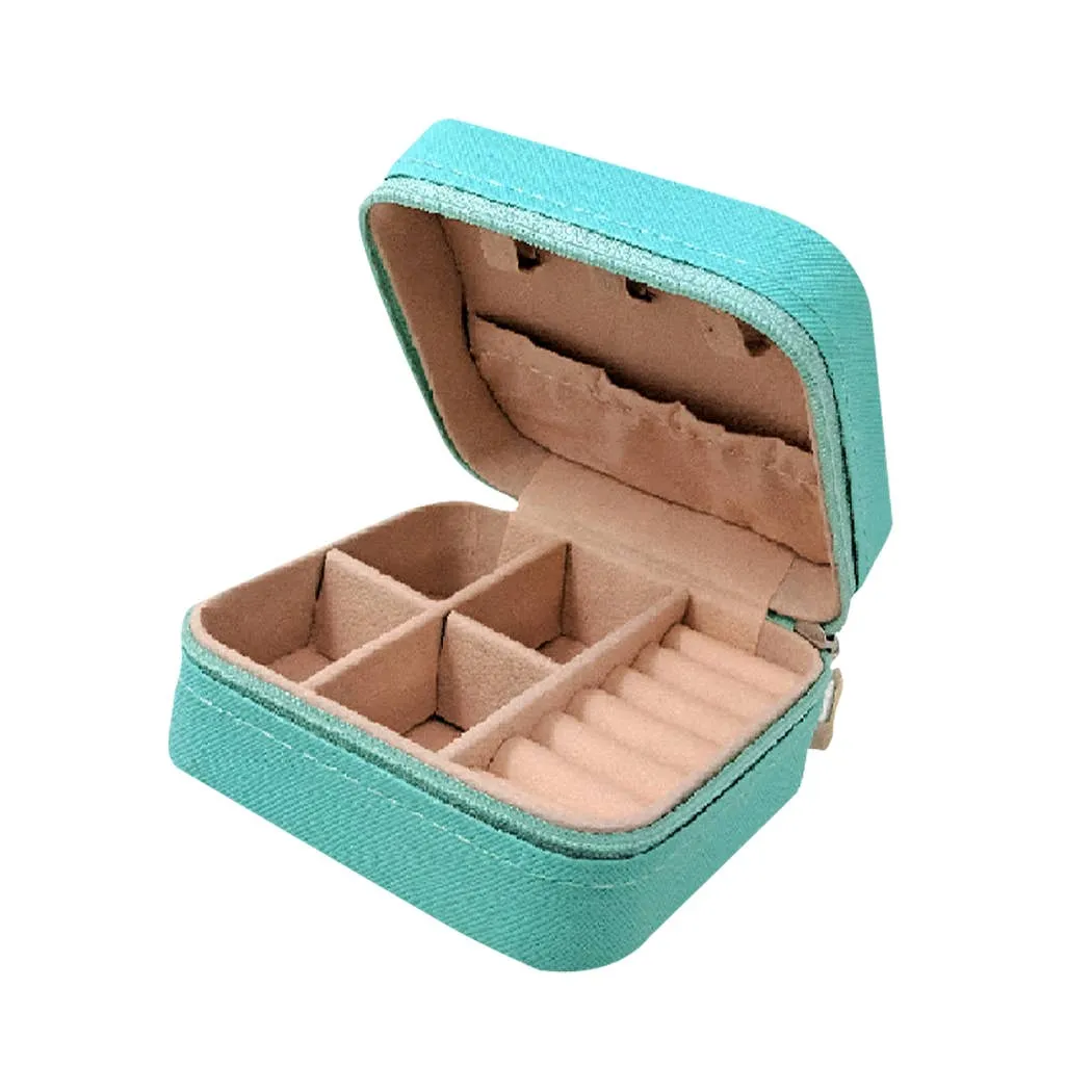 Howdy Letter Western Pattern Leather Jewelry Box