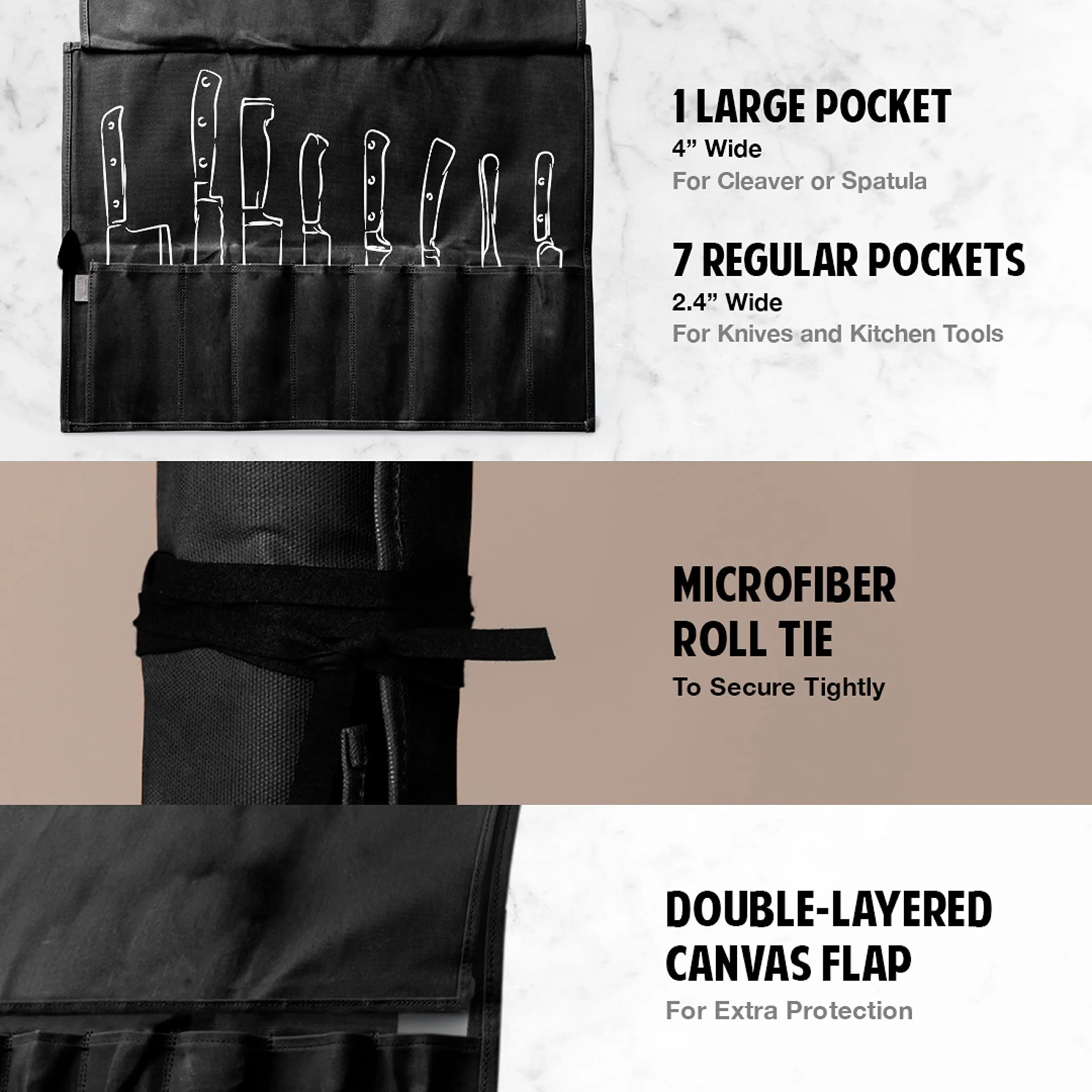 Hudson Durable Goods Knife Roll