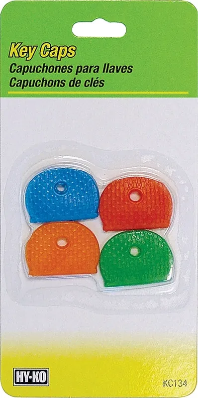 Hy-Ko KC134 Key Cap Set, Vinyl, Blue/Dark Green/Light Yellow/Red :CD: QUANTITY: 5