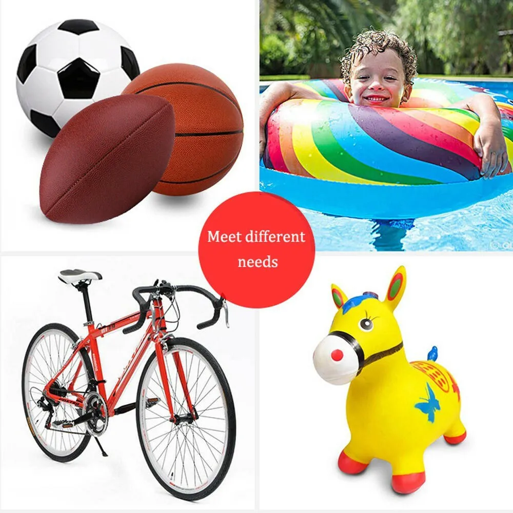 Inflator Ball Pump Manual Bicycles Tire Multifunction Swimming Lightweight Cycling Soccer Basketball Gym Two-way Mini Portable Bike Pump