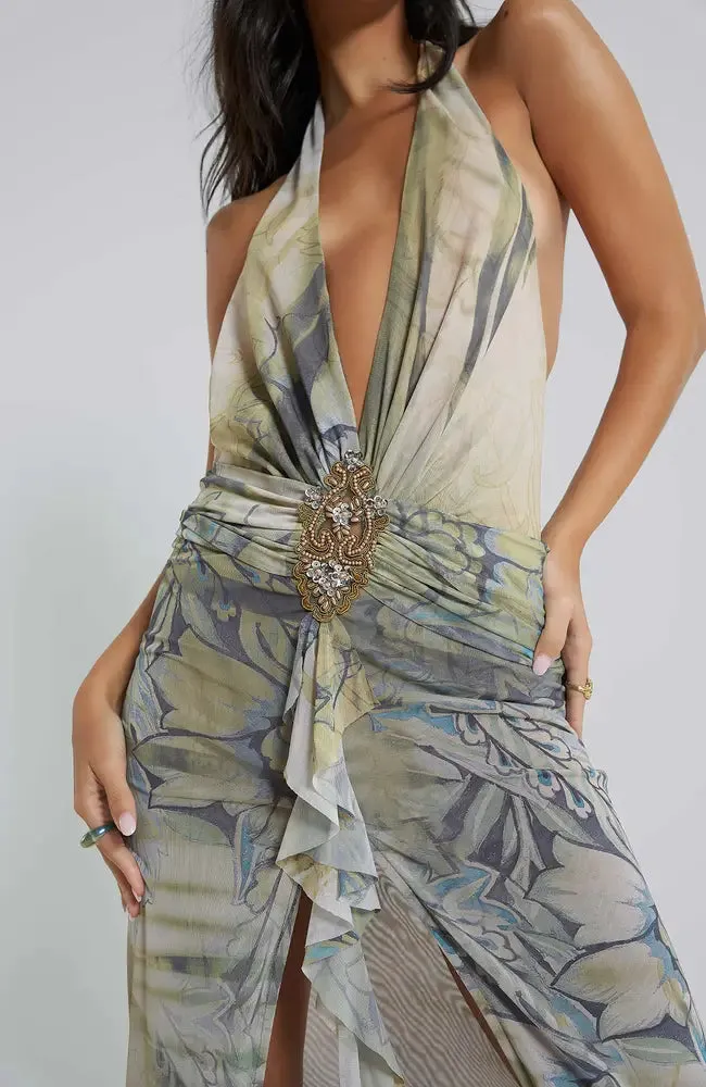 Jaded London Stylish Cindy Plunge Dress