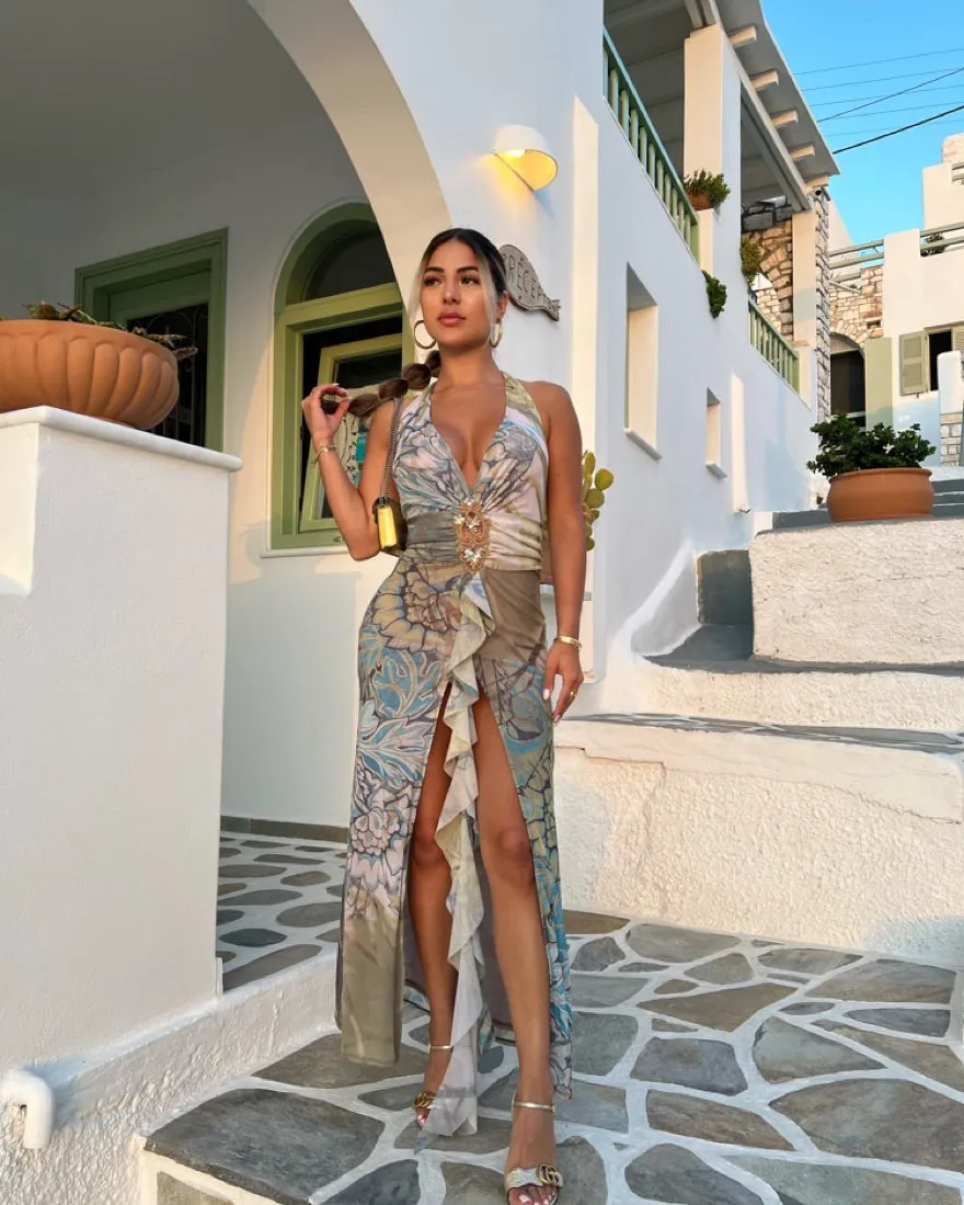Jaded London Stylish Cindy Plunge Dress