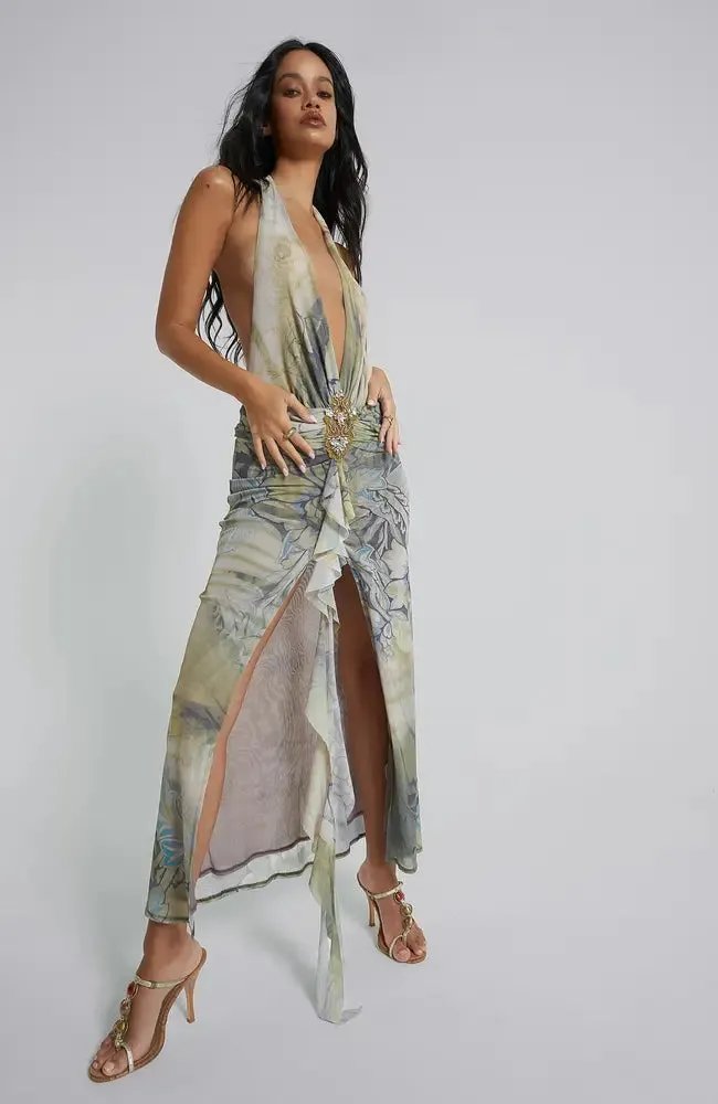 Jaded London Stylish Cindy Plunge Dress