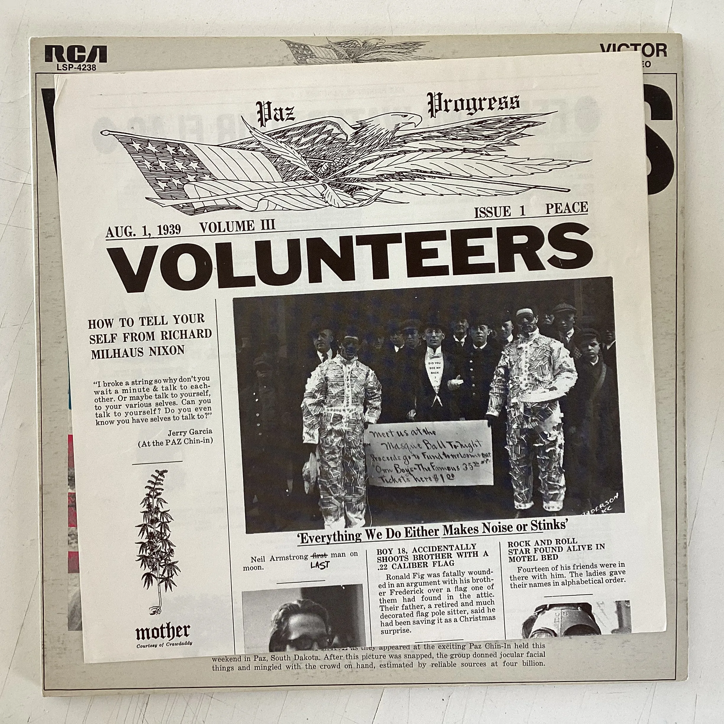 JEFFERSON AIRPLANE = VOLUNTEERS (CDN 1969) (USED)