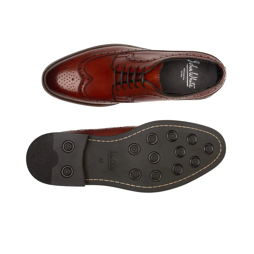 John White Hogarth Brogue Brown