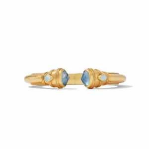 Julie Vos - Cannes Demi Cuff - Iridescent Chalcedony Blue