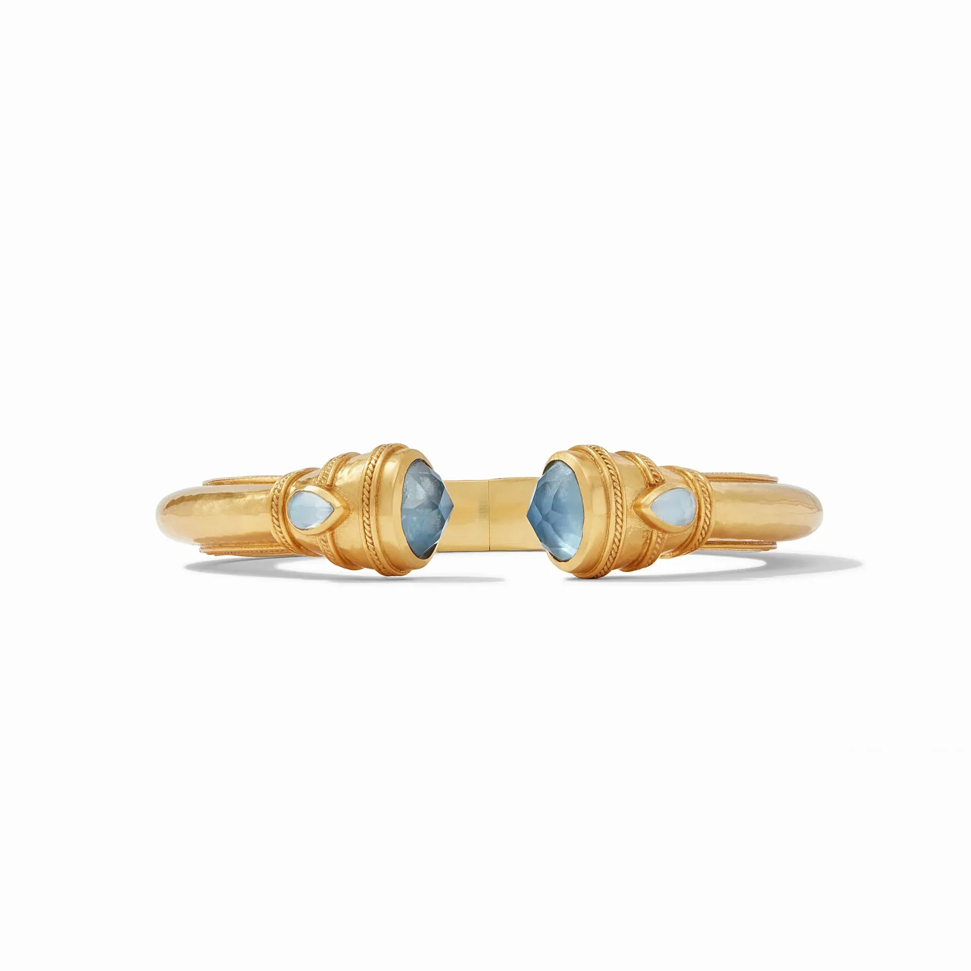 Julie Vos - Cannes Demi Cuff - Iridescent Chalcedony Blue