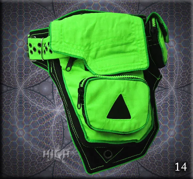 Jupiter Belt Bag - twin pocket saddle bag belt