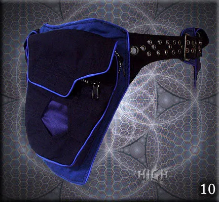 Jupiter Belt Bag - twin pocket saddle bag belt