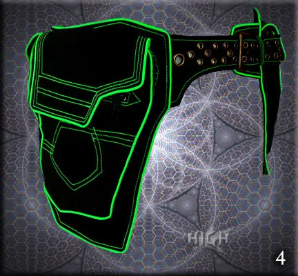 Jupiter Belt Bag - twin pocket saddle bag belt