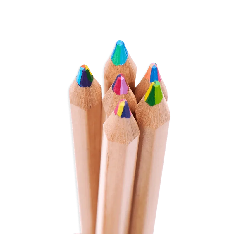 Kaleidoscope Multi Colored Pencils - Set of 6