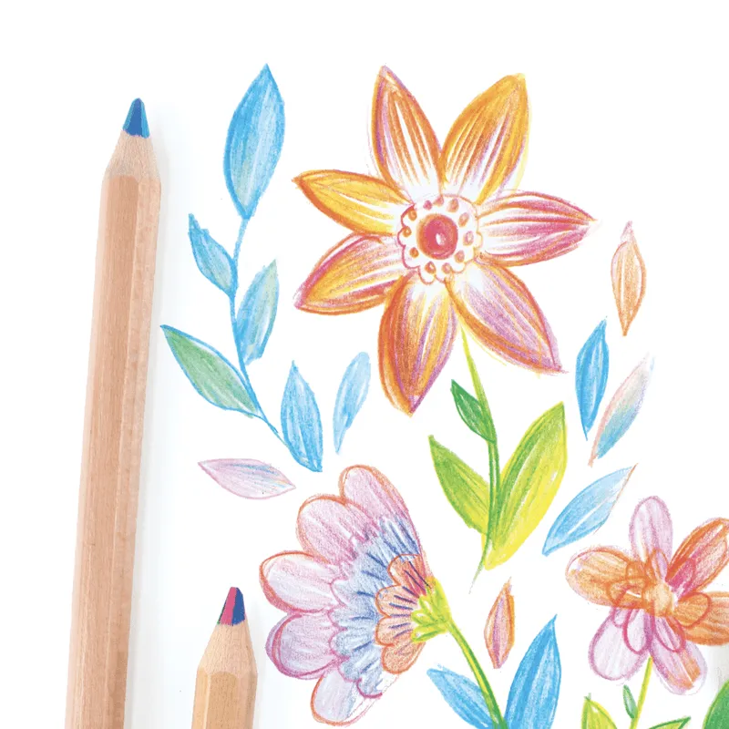 Kaleidoscope Multi Colored Pencils - Set of 6