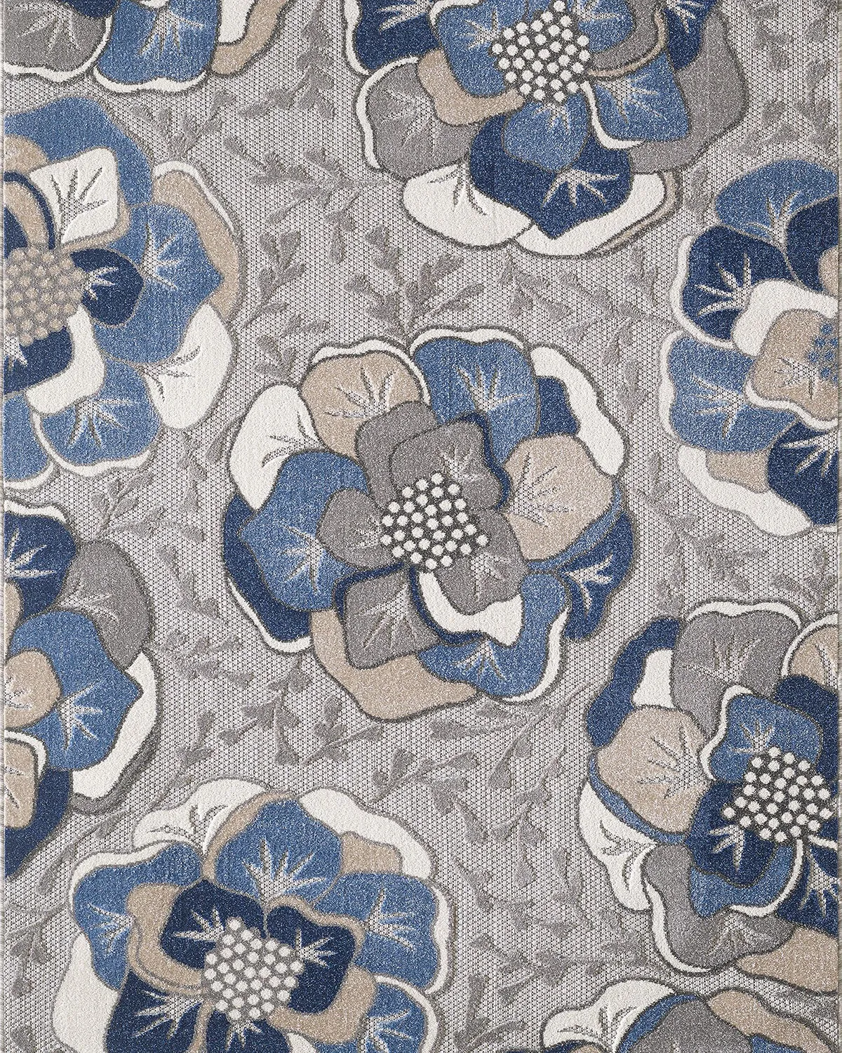 KAS Calla Flora Round Indoor/Outdoor Rug