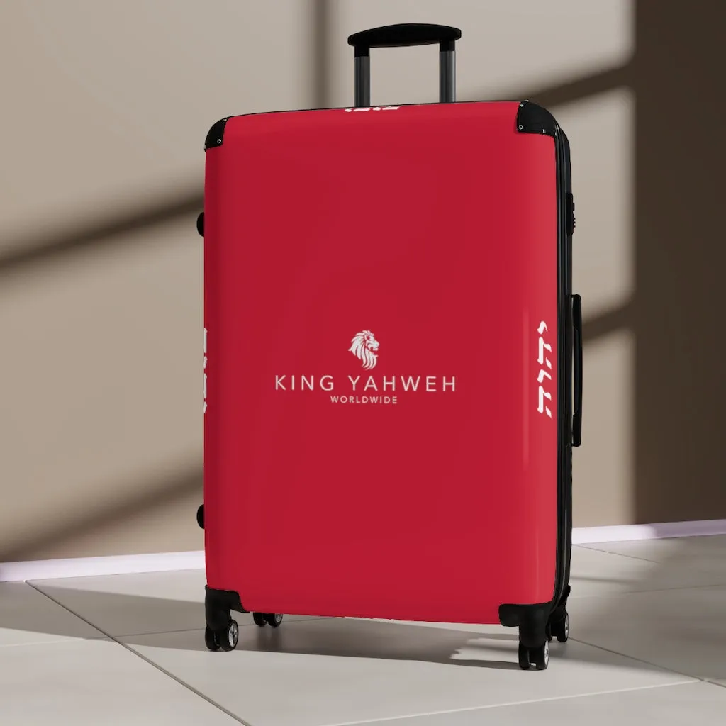 King Yahweh Worldwide Tetra 3.0 Carry On Suitcase (Fire)