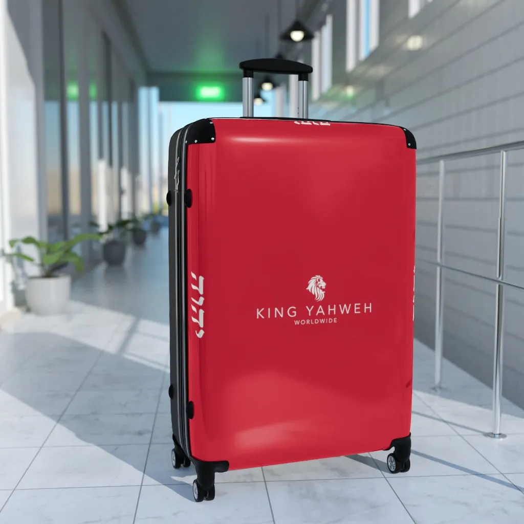 King Yahweh Worldwide Tetra 3.0 Carry On Suitcase (Fire)