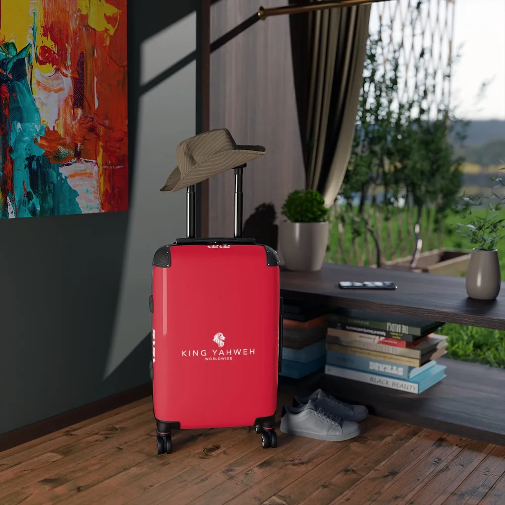 King Yahweh Worldwide Tetra 3.0 Carry On Suitcase (Fire)