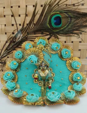 Laddu gopal gota dress with pagdi