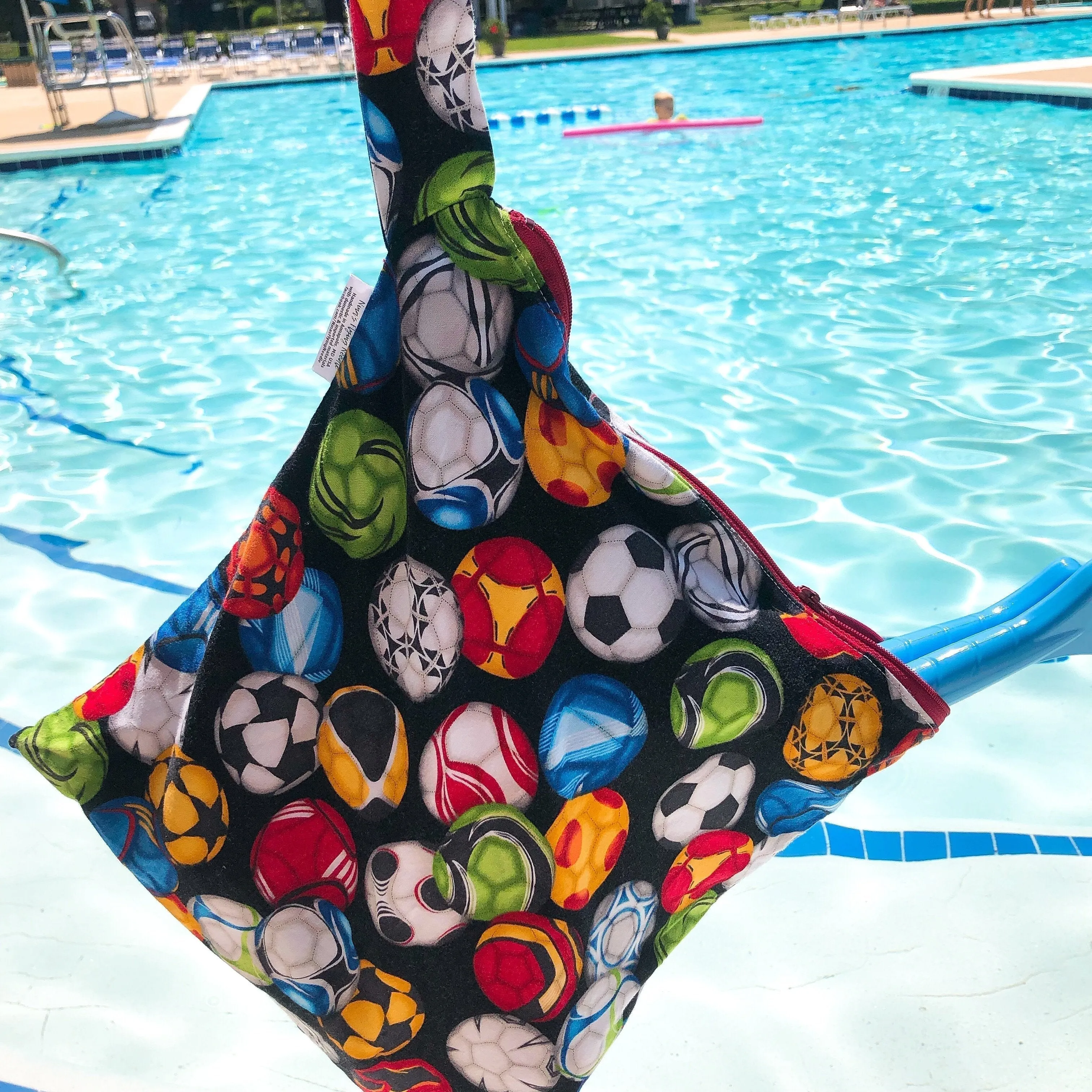 Large Wet Bag with Handle Sharks Mini