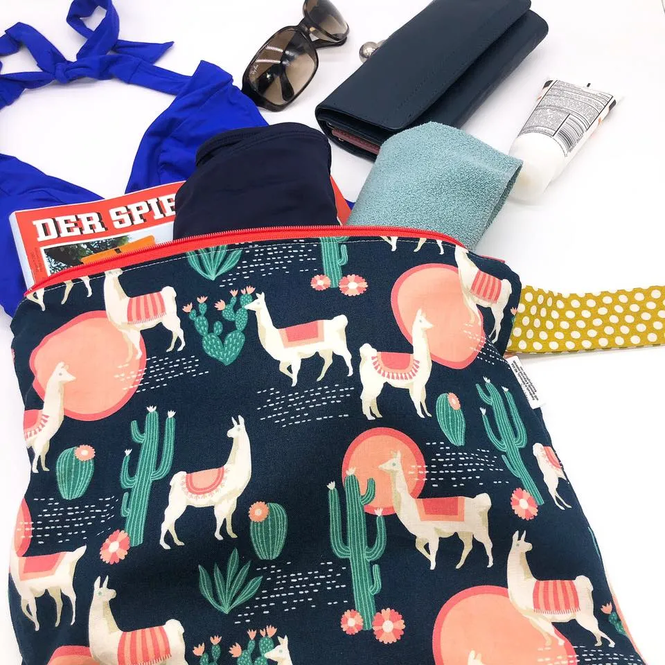 Large Wet Bag with Handle Sharks Mini
