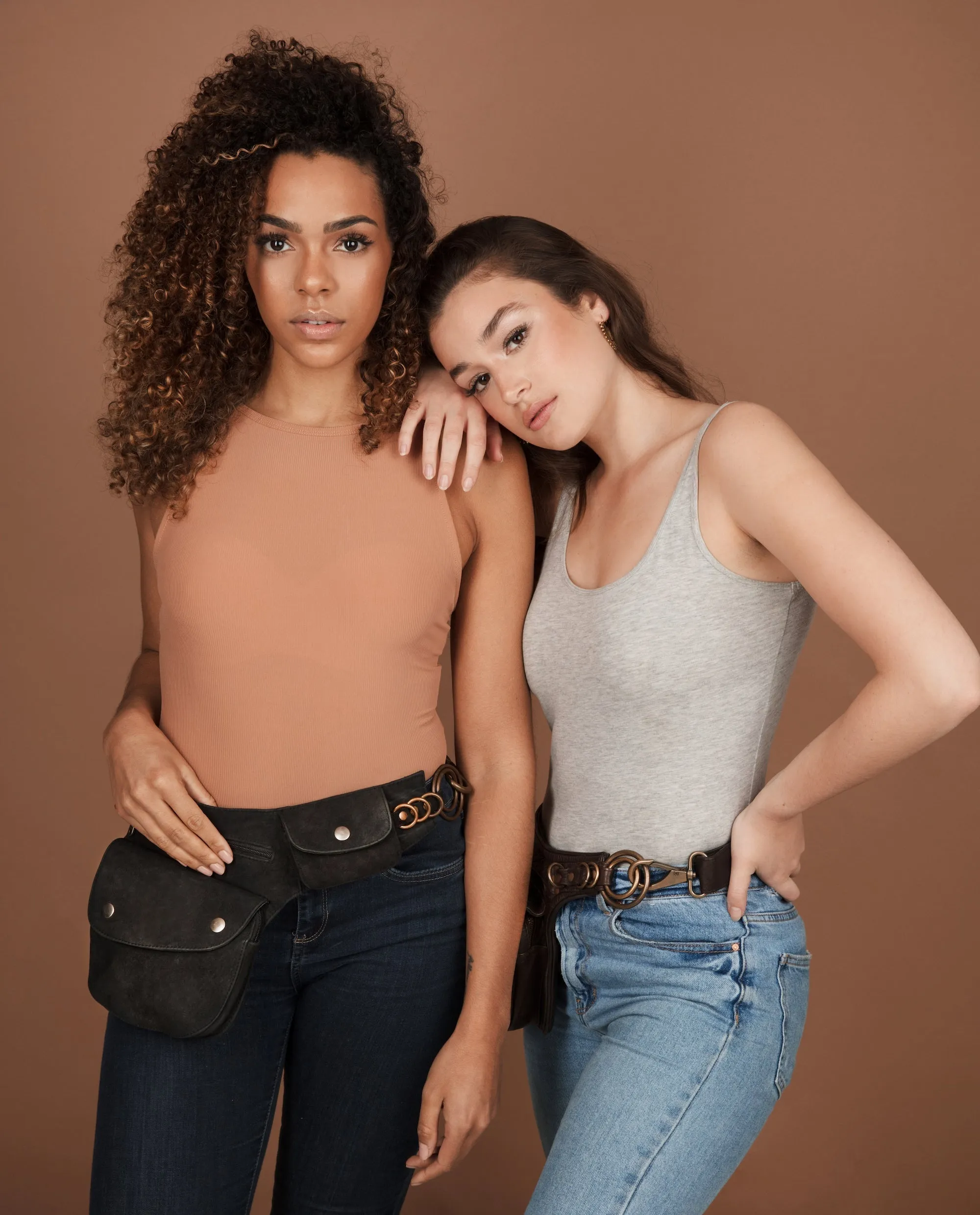 Leather Hip Bag | Saddle Brown