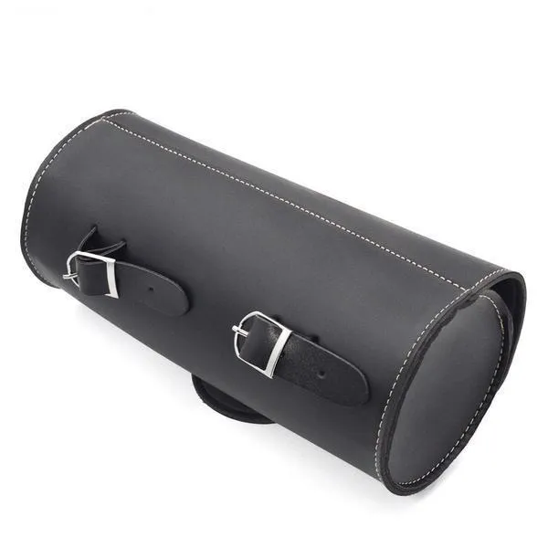 Leather Round Saddle Bag