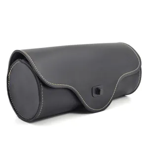 Leather Round Saddle Bag