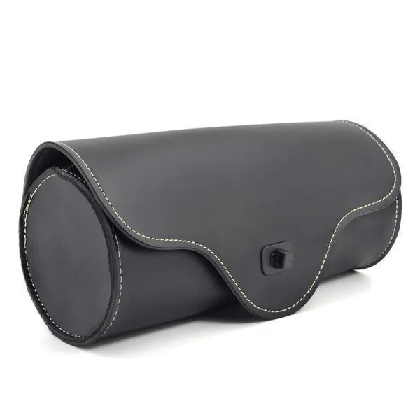 Leather Round Saddle Bag