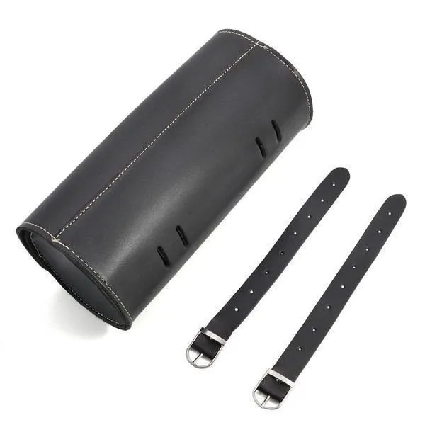 Leather Round Saddle Bag