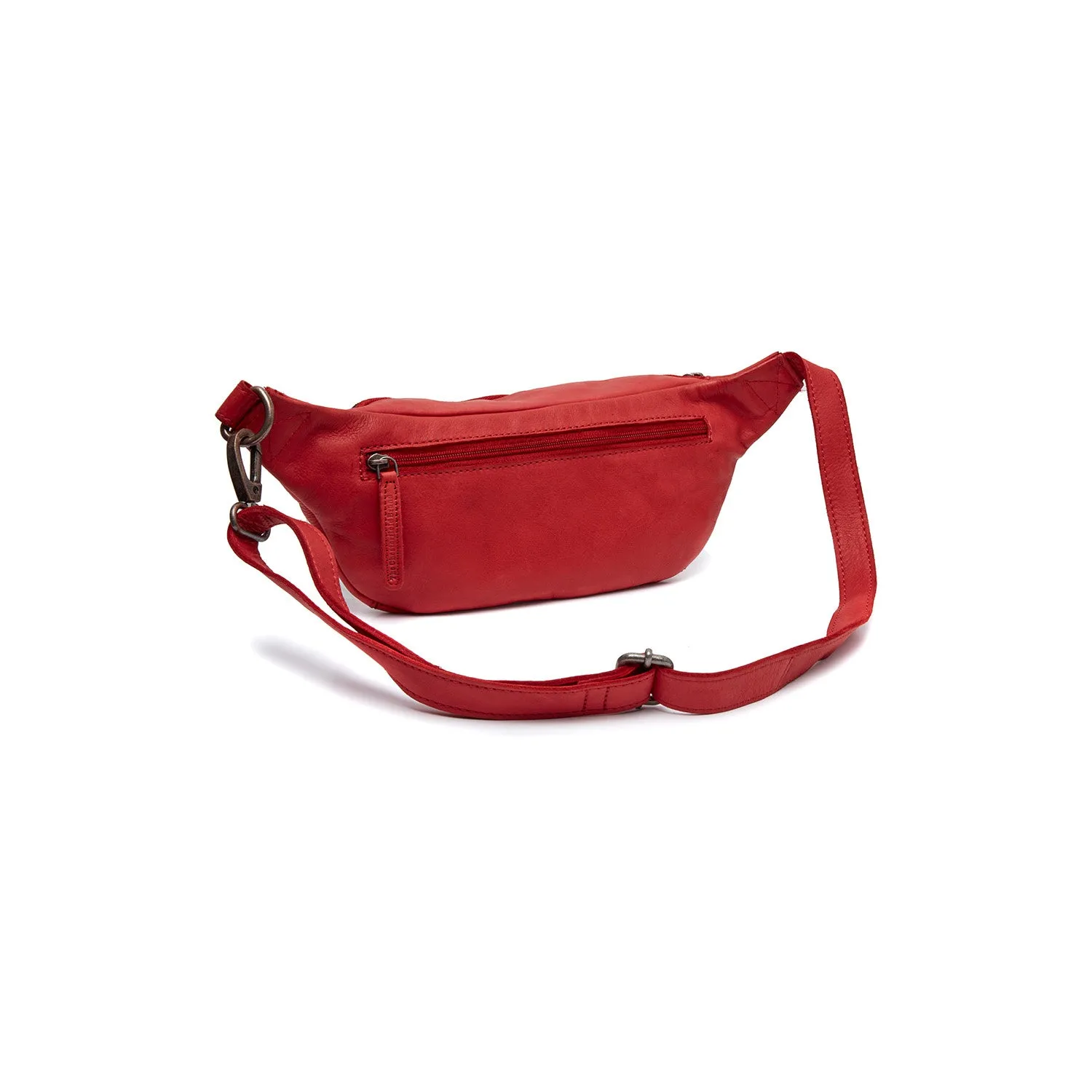 Leather Waist Pack Red Severo