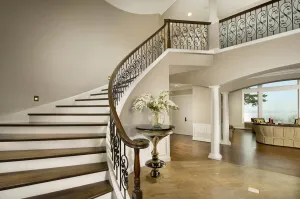 LIH-HOL30144 — Large Scroll 44" Iron Baluster (1/2" Square Hollow)