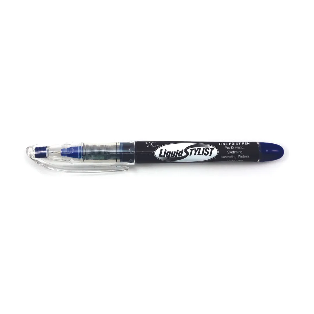 Liquid Stylist Pen, Blue, Box of One Dozen (LSP10C)