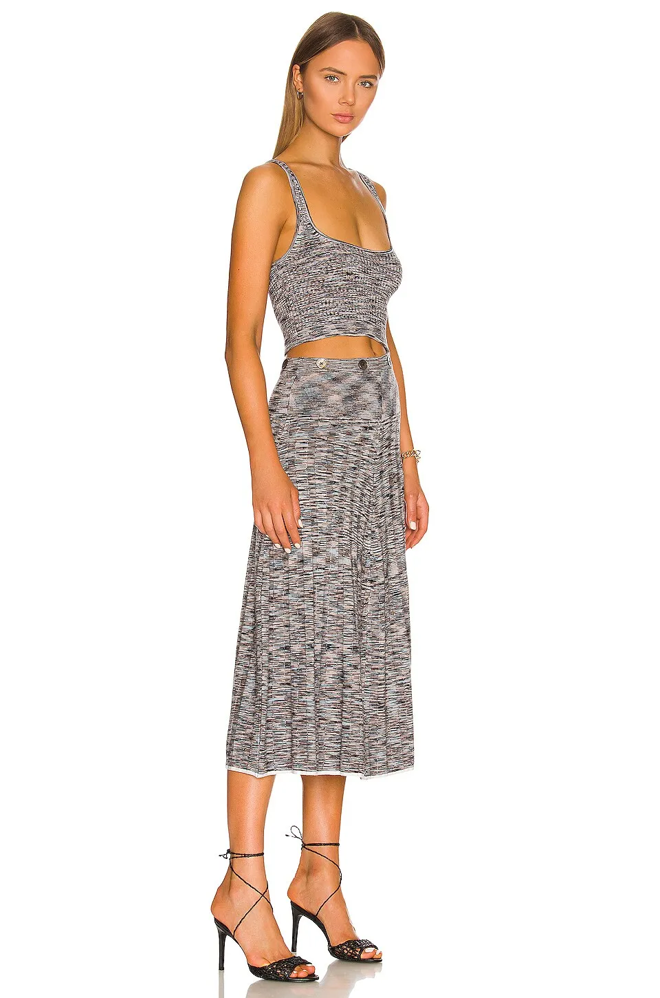 Lona Button Stylish Off Dress