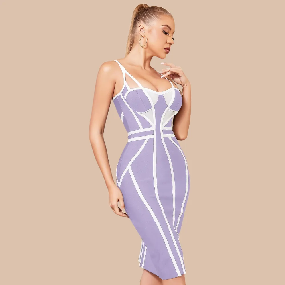 Londyn Mesh Bandage Dress