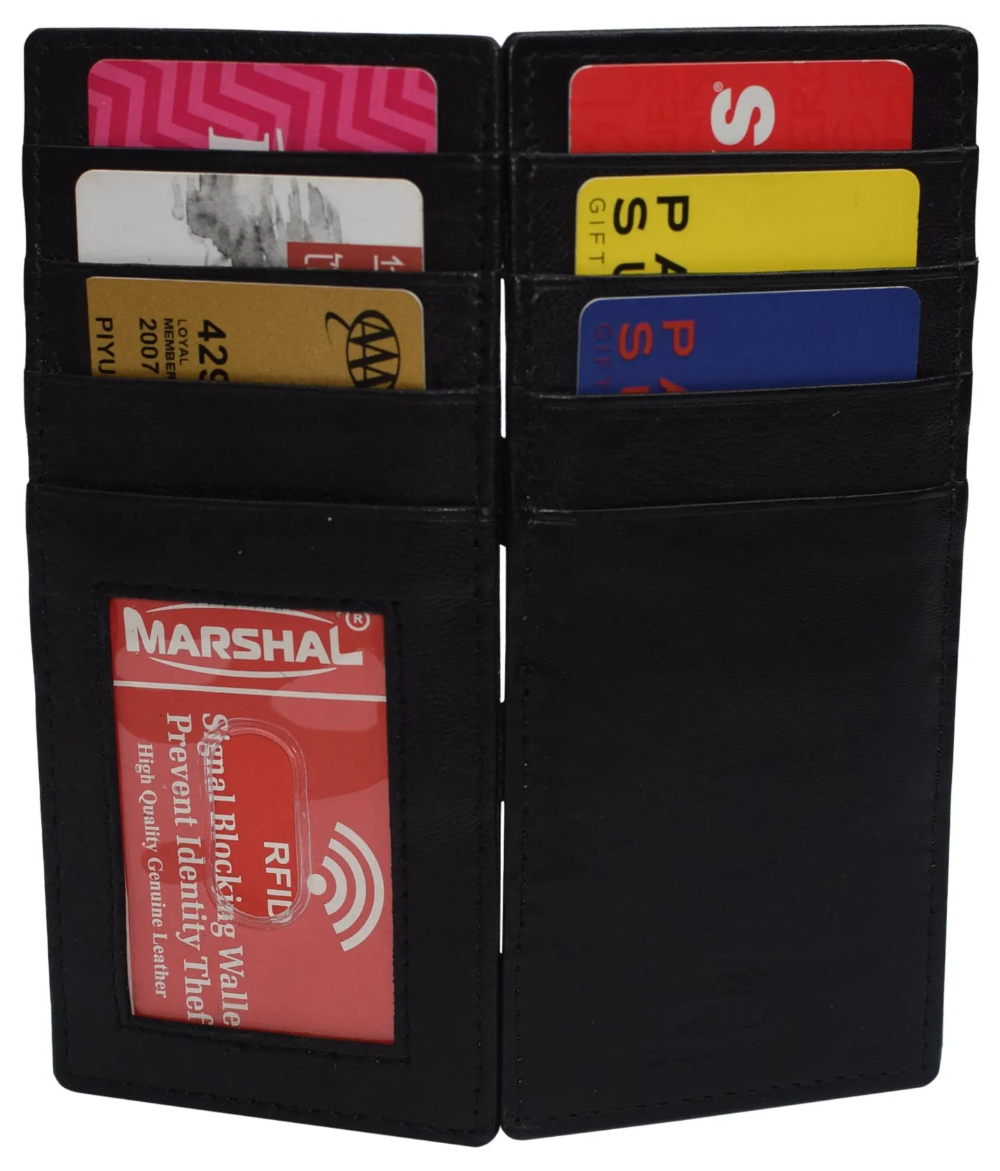 Magic Wallet Minimalist Wallets for Men with RFID Card ID Holder Full Size