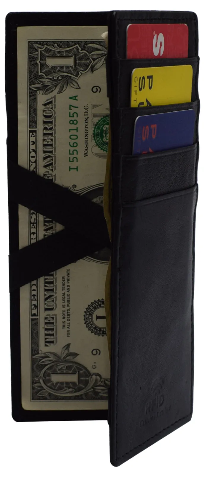 Magic Wallet Minimalist Wallets for Men with RFID Card ID Holder Full Size
