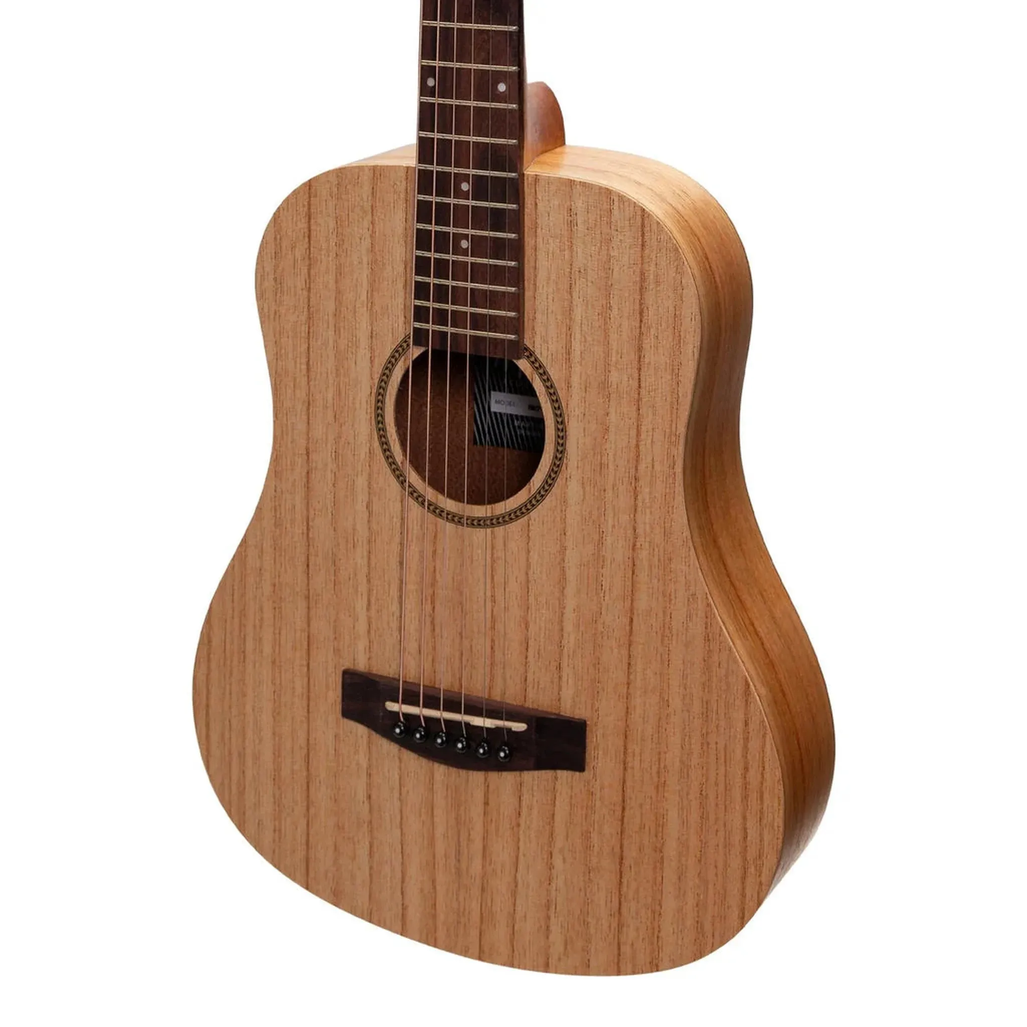 Martinez Babe 3/4 Traveller Acoustic W/Pickup Guitar Pack - Mindi Wood