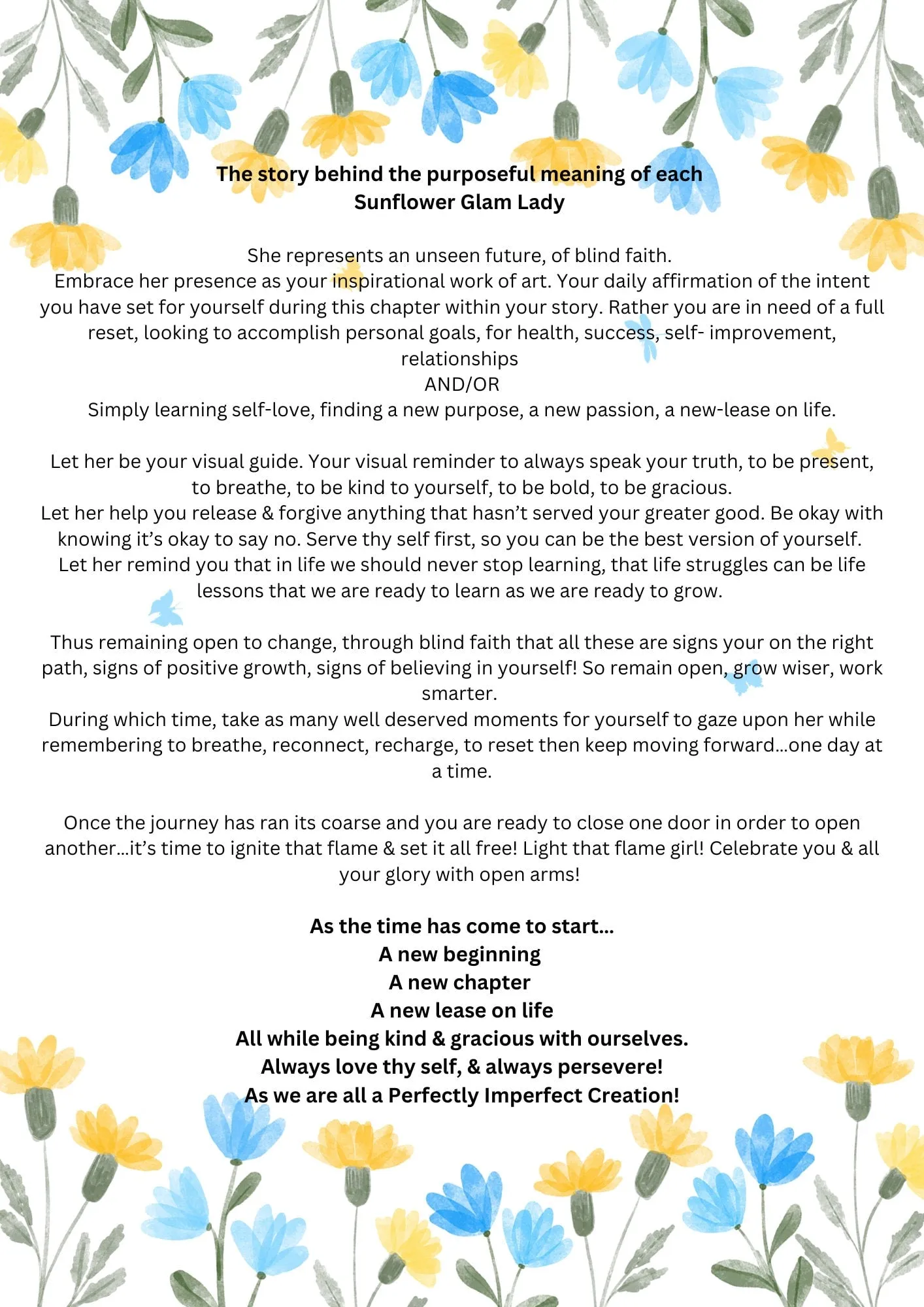 Meaningful Lady - Sunflower Glam - Mission Journey Based Sculptural Candle - Curated Bundle Set