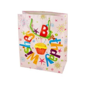 Medium Birthday Wishes Gift Bag ( Case of 24 )