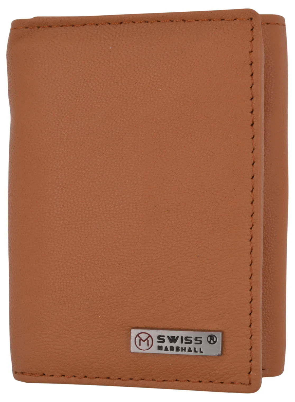 Men's Classic Trifold RFID Security Blocking Slim Credit Card ID Premium Leather Wallet