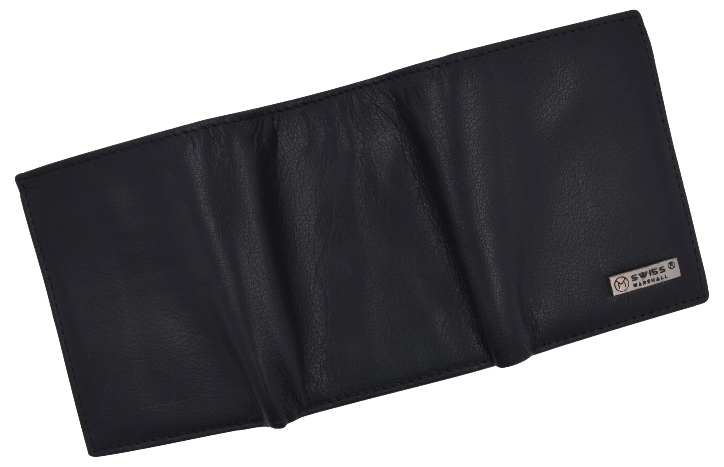 Men's Classic Trifold RFID Security Blocking Slim Credit Card ID Premium Leather Wallet