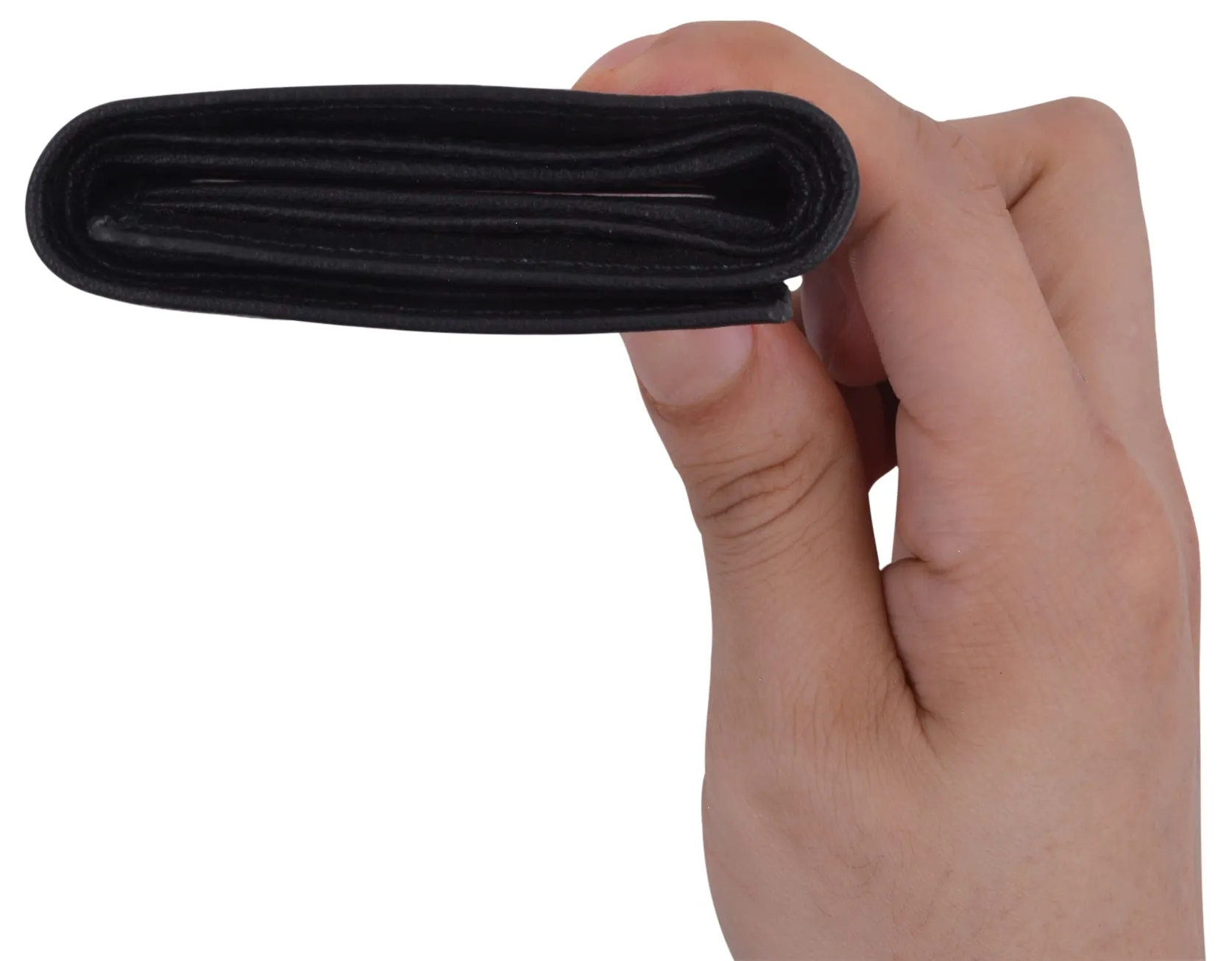 Men's Classic Trifold RFID Security Blocking Slim Credit Card ID Premium Leather Wallet